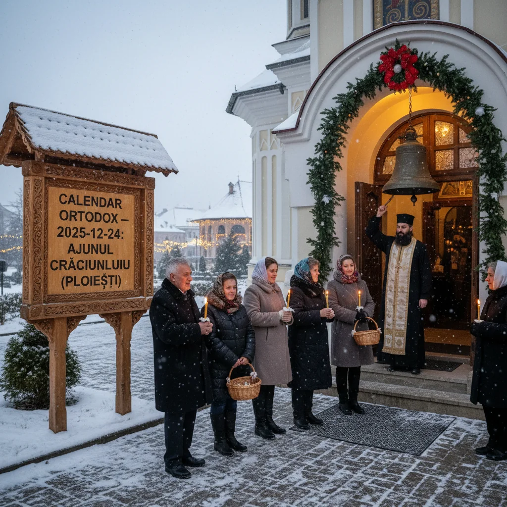 Calendar ortodox – 2025-12-24: Ajunul Crăciunului (Ploiești)