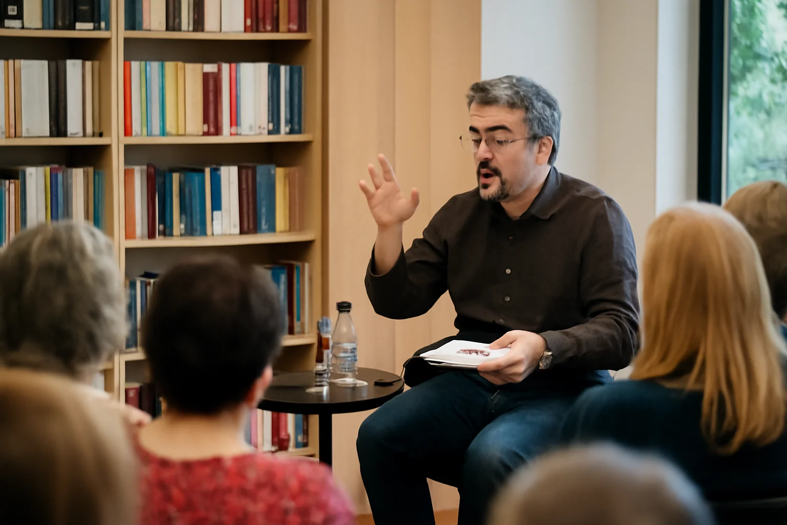Întâlnire literară la Ploiești cu Radu Paraschivescu, la Palatul Culturii