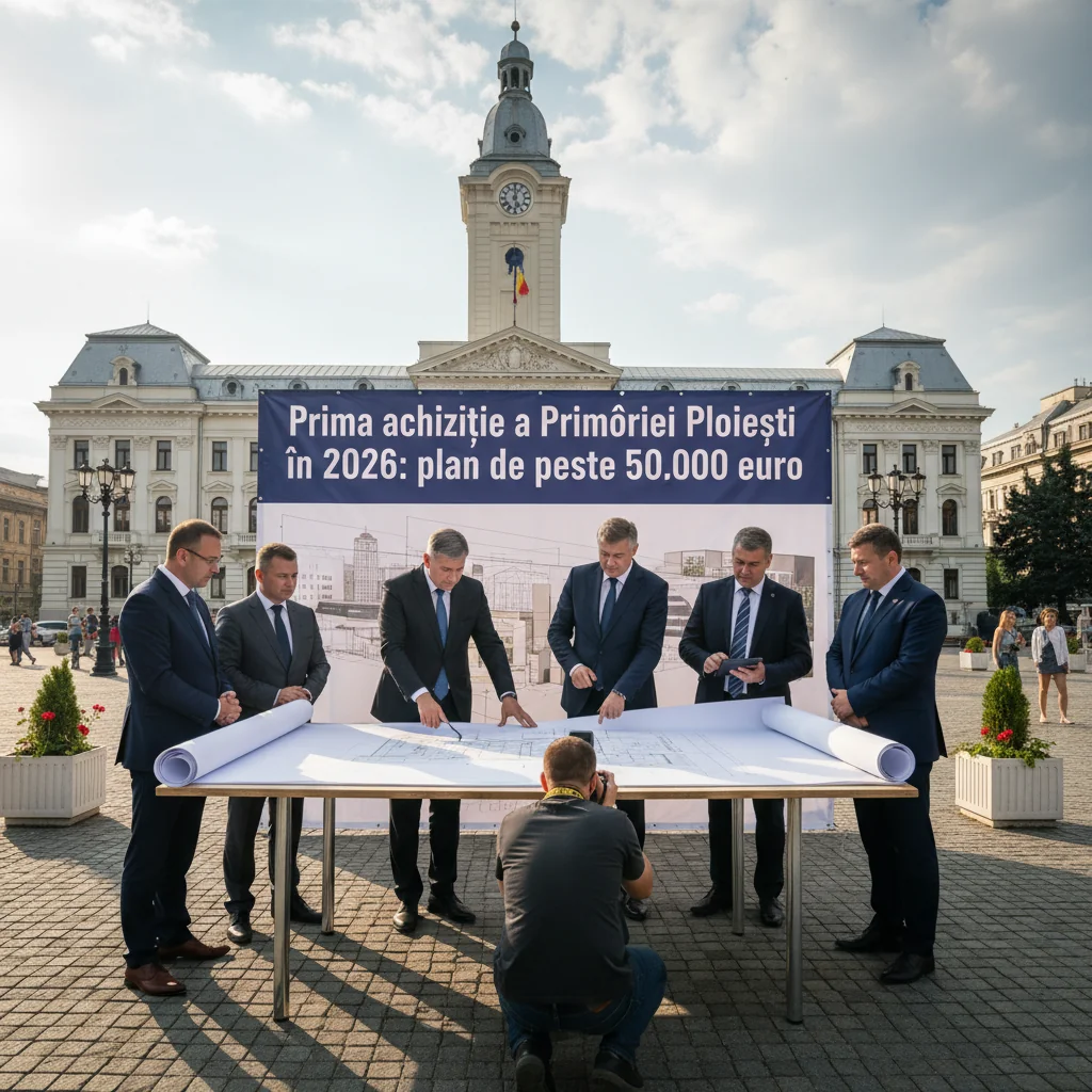 Prima achiziție a Primăriei Ploiești în 2026: plan de peste 50.000 de euro