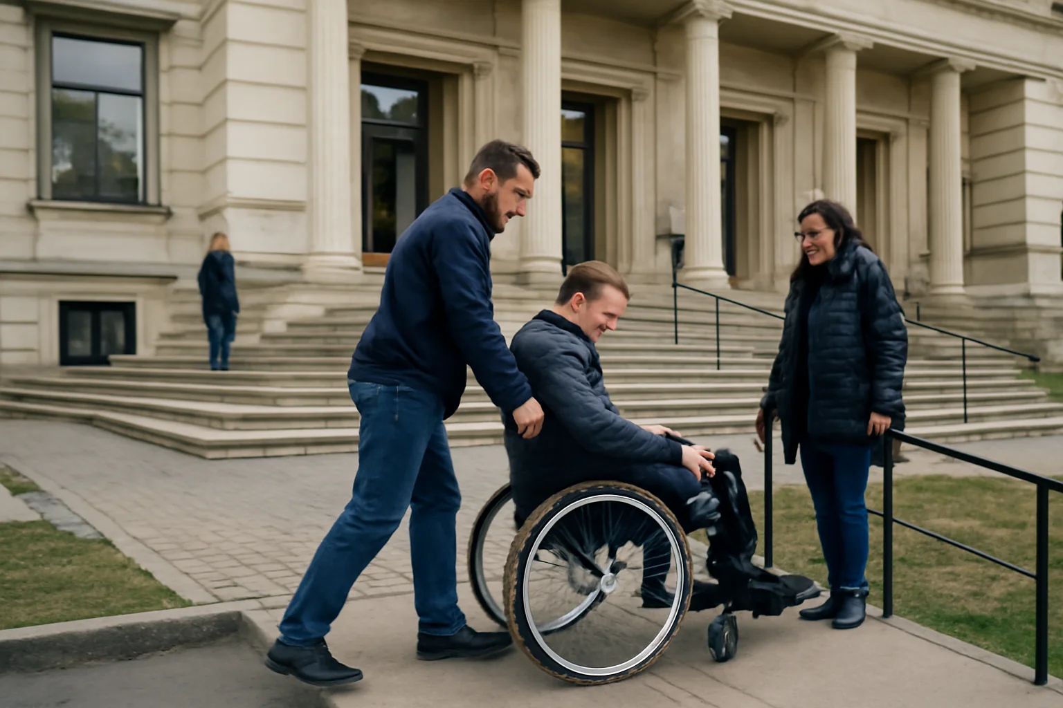 Procedură actualizată de acces pentru persoanele cu dizabilități la Palatul de Justiție Prahova din Ploiești