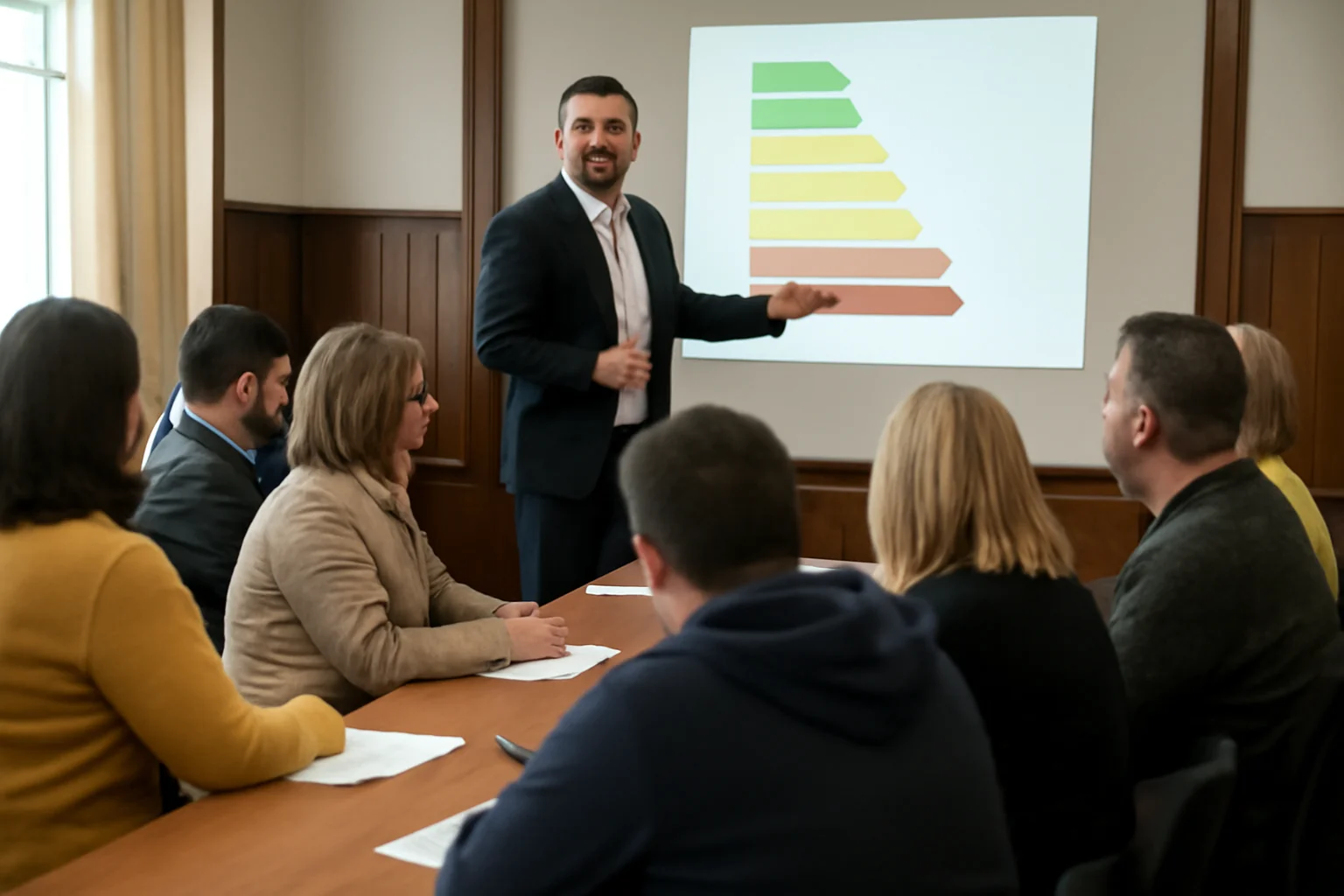 Workshop pentru identificarea clădirilor cu eficiență energetică în Mizil